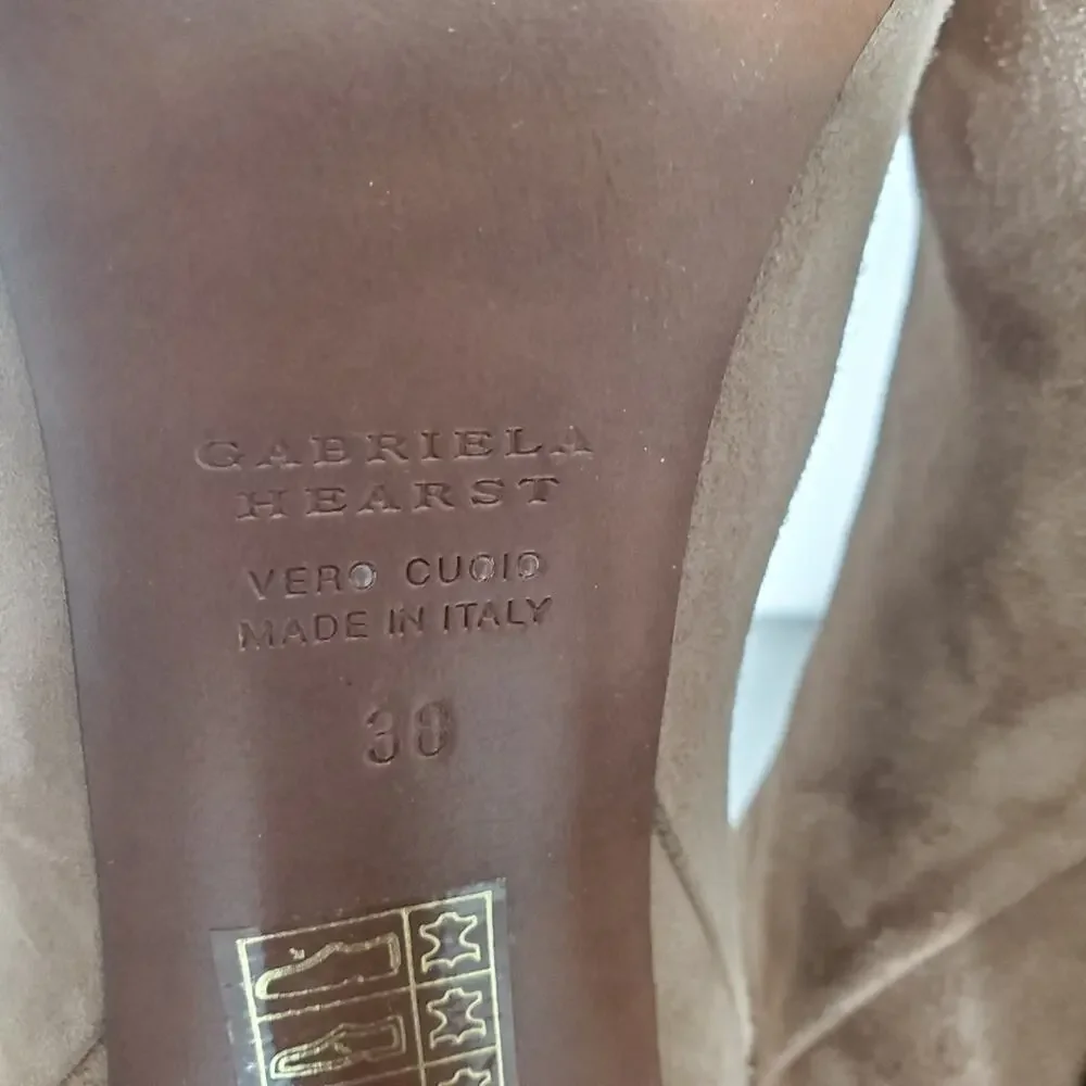Gabriela Hearst Tan Suede Pull On OTK Linda Boots (EUR 38)